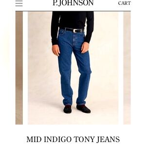 P Johnson Mid Indigo Tony Jeans